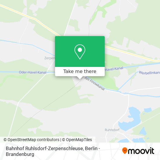 Bahnhof Ruhlsdorf-Zerpenschleuse map