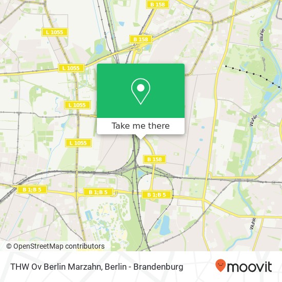 THW Ov Berlin Marzahn map