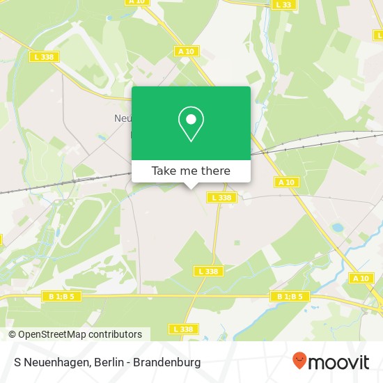 S Neuenhagen map