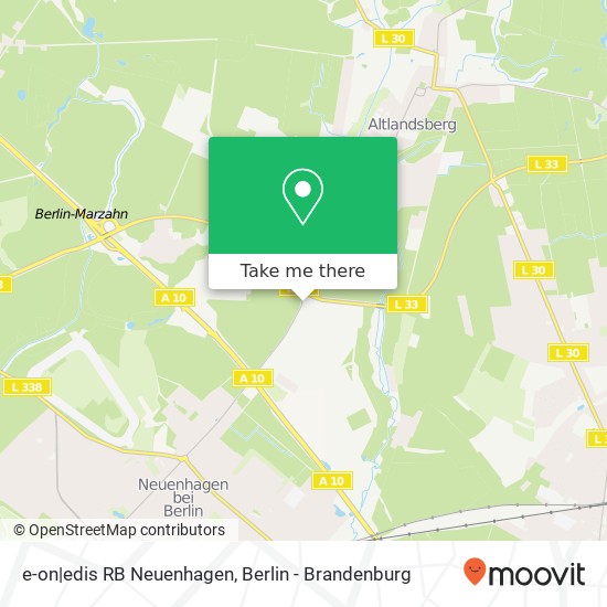 e-on|edis RB Neuenhagen map
