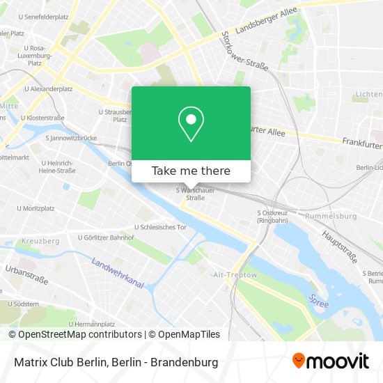 Карта Matrix Club Berlin