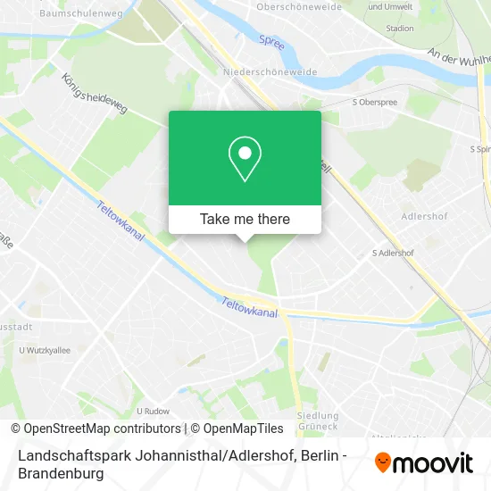 Карта Landschaftspark Johannisthal / Adlershof