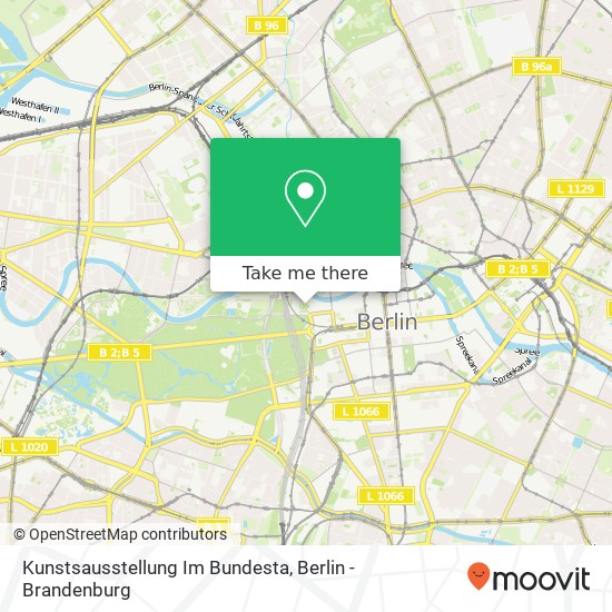 Kunstsausstellung Im Bundesta map