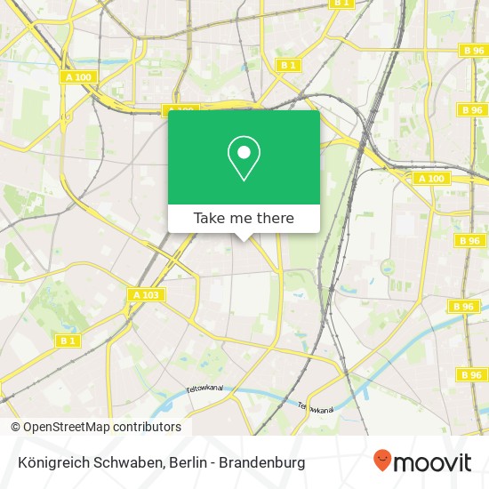 Königreich Schwaben map