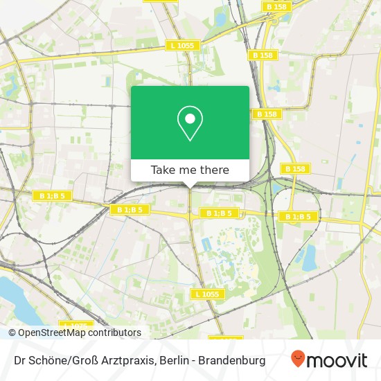 Dr Schöne/Groß Arztpraxis map