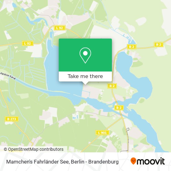 Mamchen's Fahrländer See map