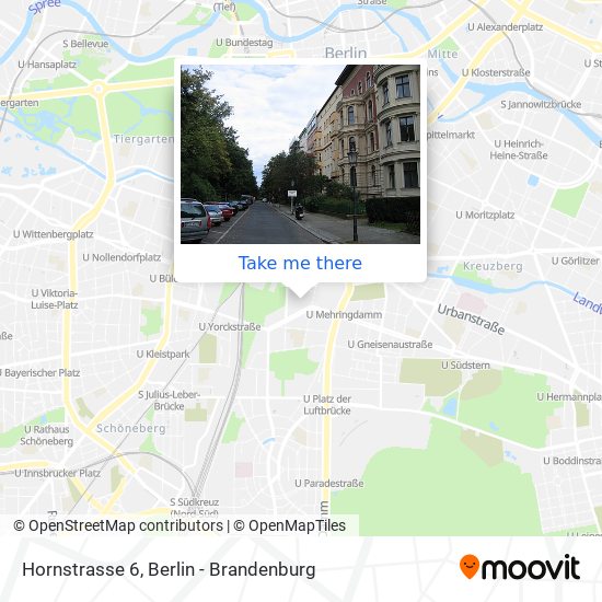 Hornstrasse 6 map