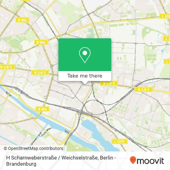 H Scharnweberstraße / Weichselstraße map