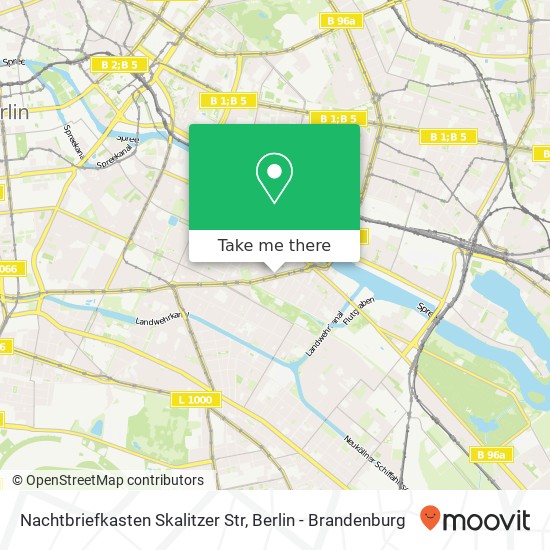 Nachtbriefkasten Skalitzer Str map