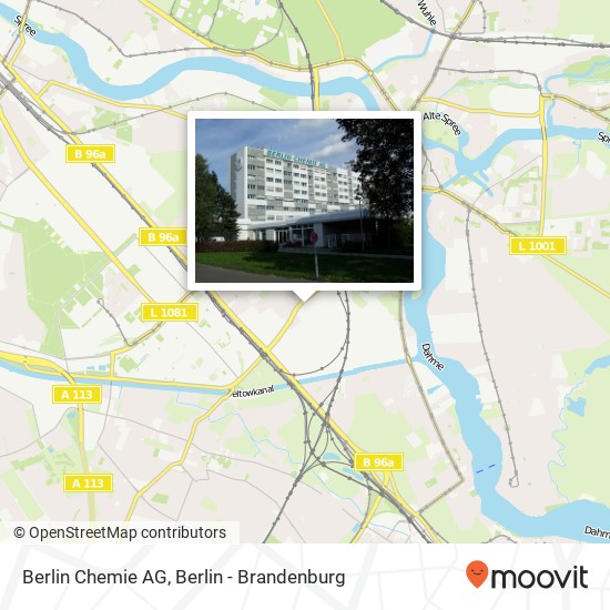 Berlin Chemie AG map