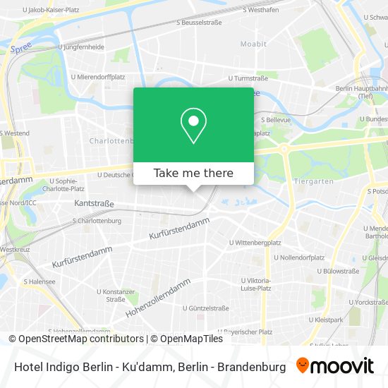 Hotel Indigo Berlin - Ku'damm map