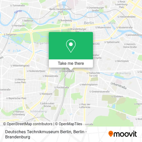 Карта Deutsches Technikmuseum Berlin