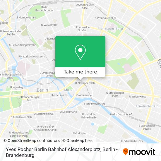 Yves Rocher Berlin Bahnhof Alexanderplatz map
