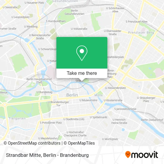 Карта Strandbar Mitte