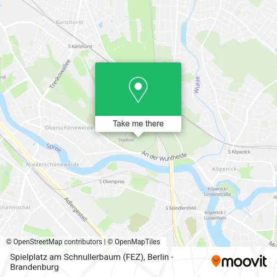 Карта Spielplatz am Schnullerbaum (FEZ)