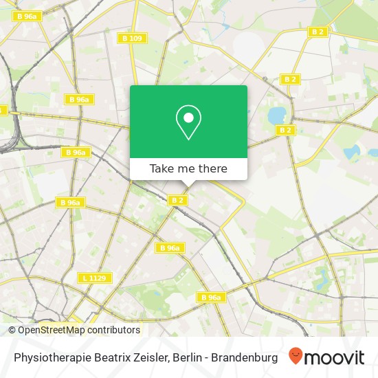 Physiotherapie Beatrix Zeisler map