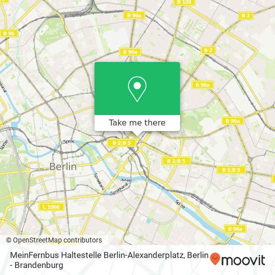 MeinFernbus Haltestelle Berlin-Alexanderplatz map