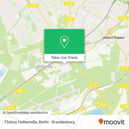 Карта Flixbus Haltestelle