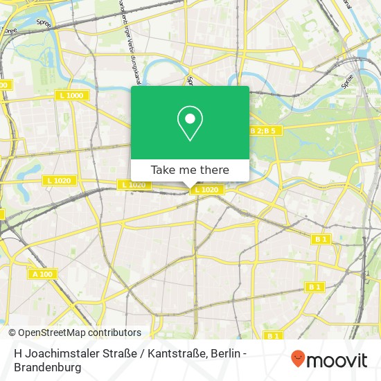 H Joachimstaler Straße / Kantstraße map