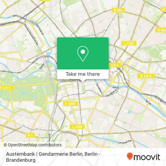 Карта Austernbank | Gendarmerie Berlin