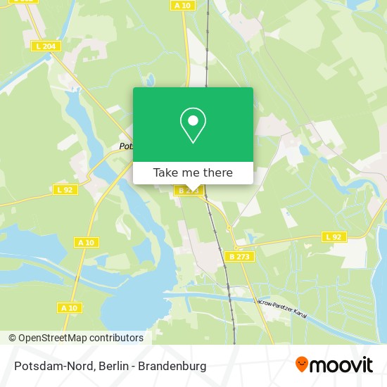 Potsdam-Nord map