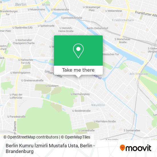 Berlin Kumru İzmirli Mustafa Usta map