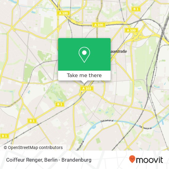 Coiffeur Renger map