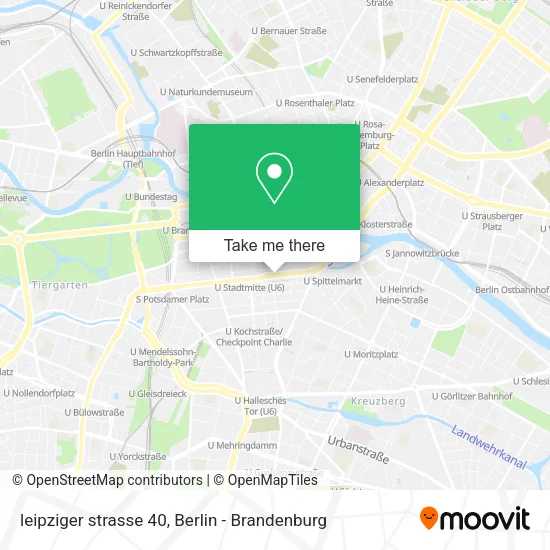 Карта leipziger strasse 40