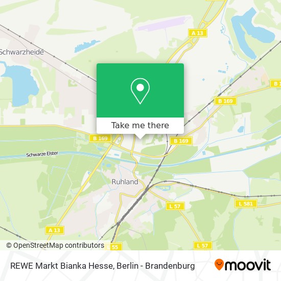 Карта REWE Markt Bianka Hesse
