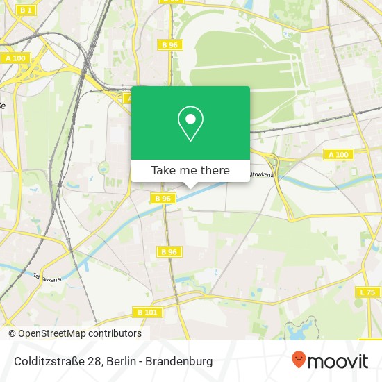 Colditzstraße 28 map