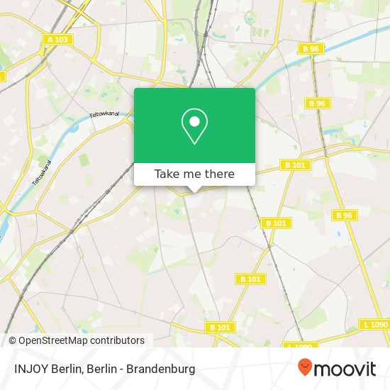 INJOY Berlin map