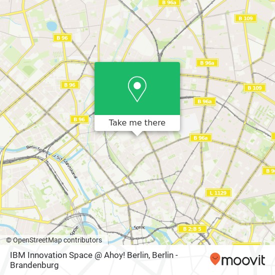 IBM Innovation Space @ Ahoy! Berlin map