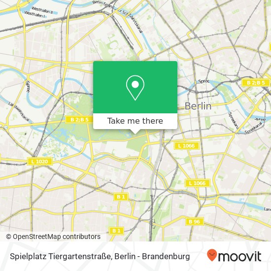 Карта Spielplatz Tiergartenstraße