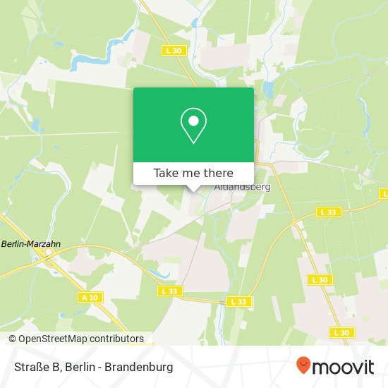 Straße B map