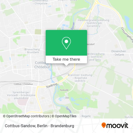 Cottbus-Sandow map