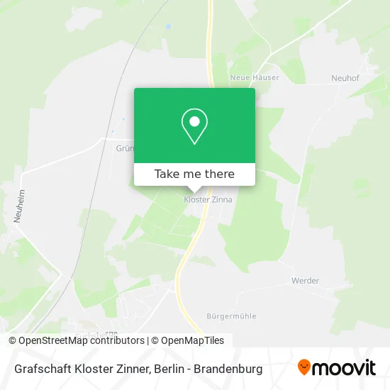 Карта Grafschaft Kloster Zinner