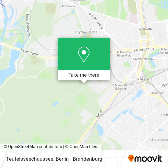 Teufelsseechaussee map