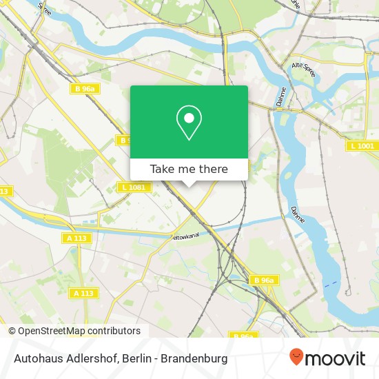 Autohaus Adlershof map