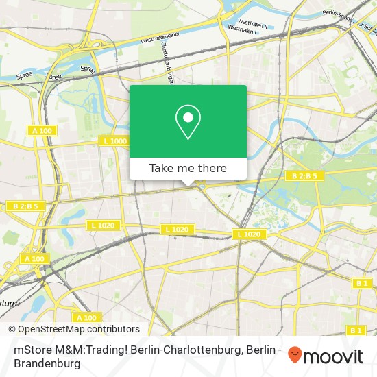 mStore M&M:Trading! Berlin-Charlottenburg map