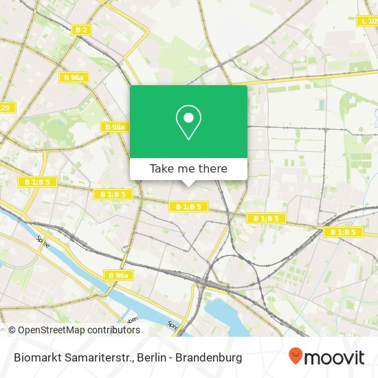 Biomarkt Samariterstr. map