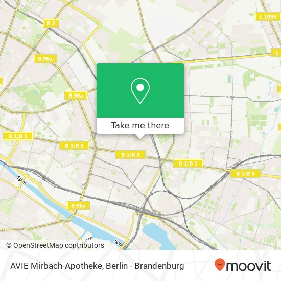 AVIE Mirbach-Apotheke map