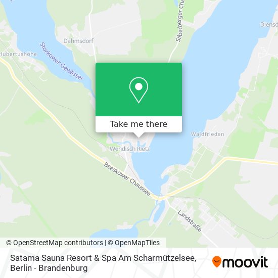 Карта Satama Sauna Resort & Spa Am Scharmützelsee