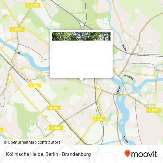 Карта Köllnische Heide