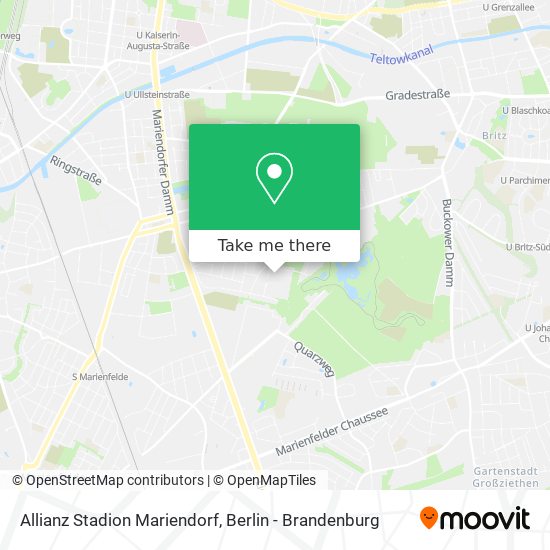 Allianz Stadion Mariendorf map