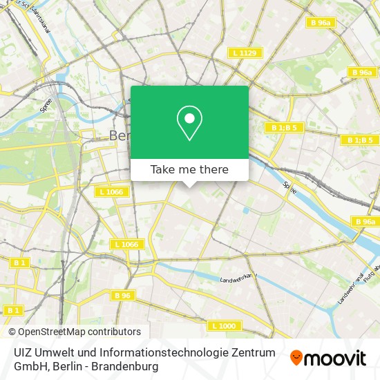 UIZ Umwelt und Informationstechnologie Zentrum GmbH map