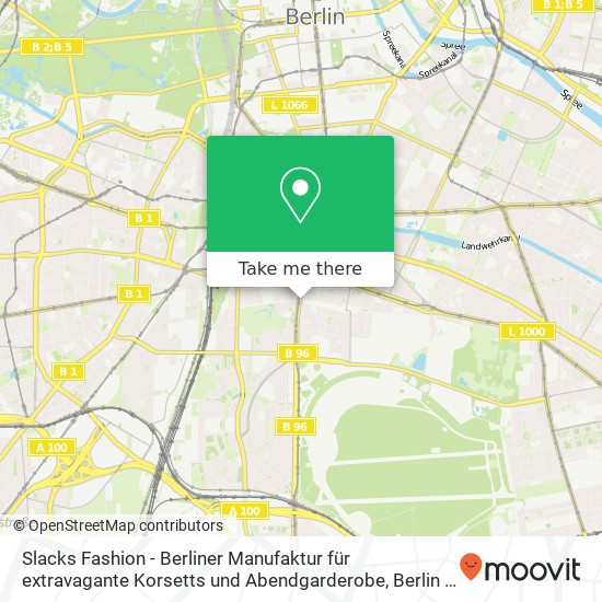 Slacks Fashion - Berliner Manufaktur für extravagante Korsetts und Abendgarderobe map