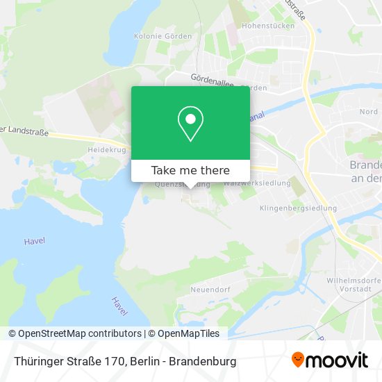 Thüringer Straße 170 map