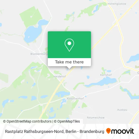 Карта Rastplatz Rathsburgseen-Nord