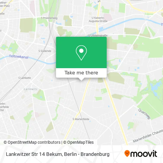 Карта Lankwitzer Str 14 Bekum