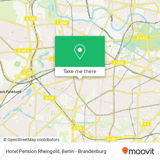 Hotel Pension Rheingold map